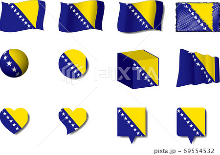 ボスニア・ヘルツェゴビナ国旗セット