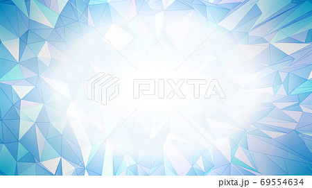 Polygonal frame with lighting white blank space BG Polygonal frame with lighting white blank space BG 69554634