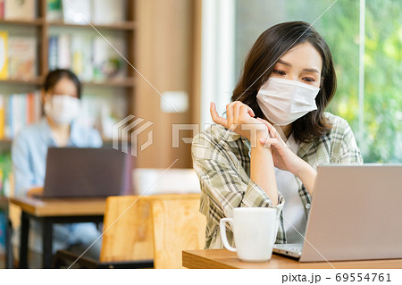 People working after pandemic, new normal People working after pandemic, new normal 69554761