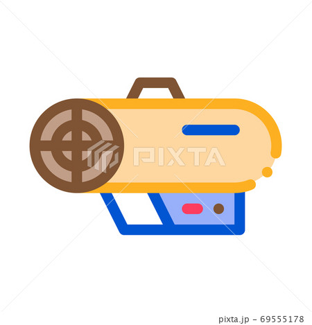 fan electronic equipment icon vector outline illustration 69555178