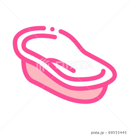 bath for childern icon vector outline illustration 69555445