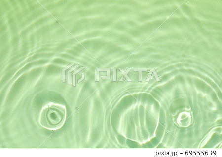 green transparent clear water surface texture summer background 69555639