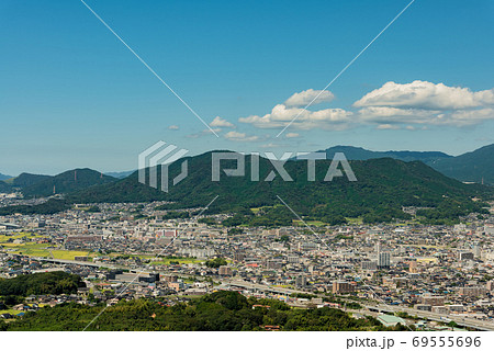 古代山城大野城が築かれた四王寺山 69555696