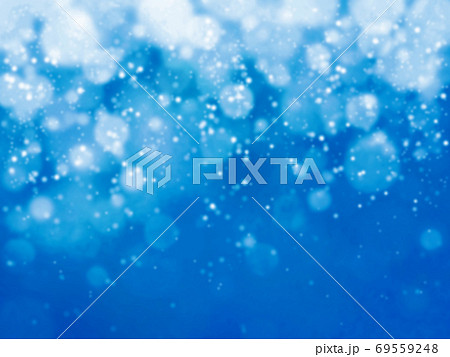 海中でバブルが湧き上がるイメージ背景イラスト　濃青 69559248