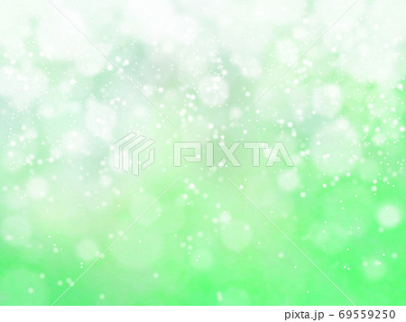 木漏れ日がキラキラ輝き降り注ぐ背景イラスト　緑 69559250