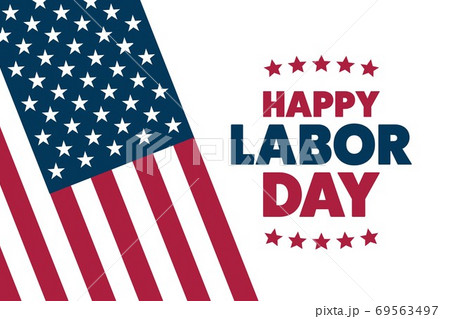 Labor Day in the United States. Holiday concept. Template for background, banner, card, poster with 69563497
