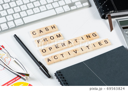Cash from operating activities concept Cash from operating activities concept 69563824
