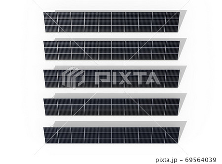 太陽光発電03のイラスト素材