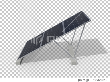 太陽光発電02のイラスト素材