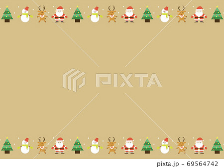 クリスマス背景素材 クリスマス背景素材 69564742
