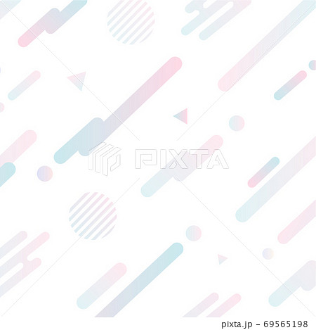 Cute Geometric Pattern Background Material Stock Illustration