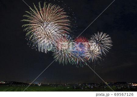 【愛知県田原市】田原祭り・五町合同花火大会 69567126