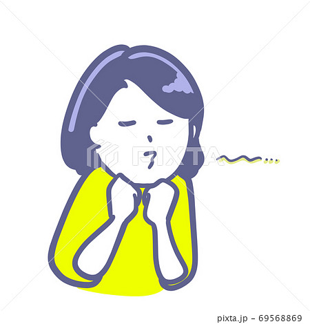 ちょっと文句を言っちゃう女性 2色 ちょっと文句を言っちゃう女性 2色 69568869