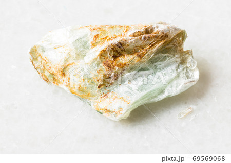 rough Talc rock on white marbleの写真素材 [69569068] - PIXTA