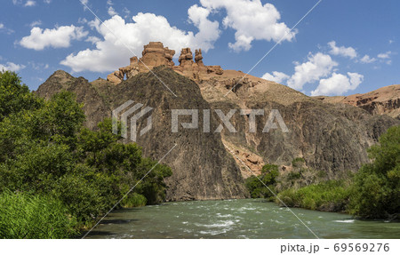 Charyn Canyon River Kazakhstan 69569276
