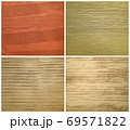 Set of textures of striped stucco 69571822