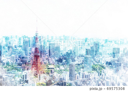 東京の都市風景 69575308