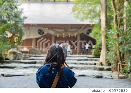 椿大神社 本殿 参拝 椿大神社 本殿 参拝 69576689