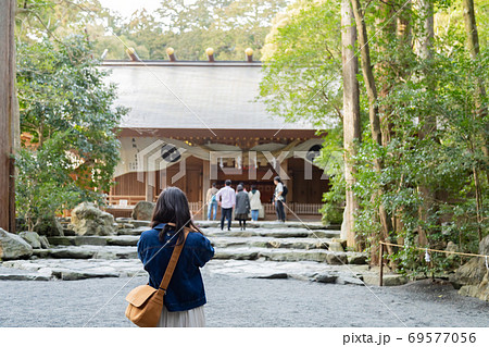 椿大神社　本殿　参拝 69577056