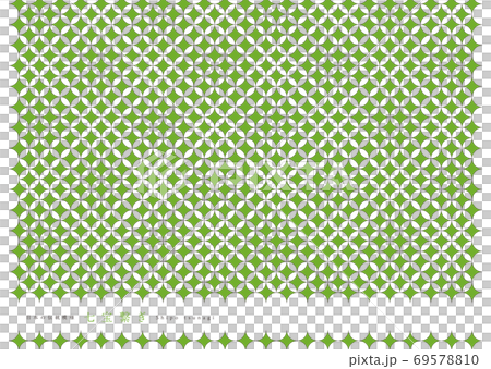 日本の伝統模様　七宝つなぎ 69578810