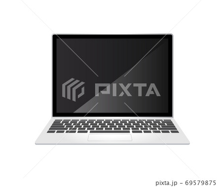 ノートパソコンのイラスト Laptoplap のイラスト素材