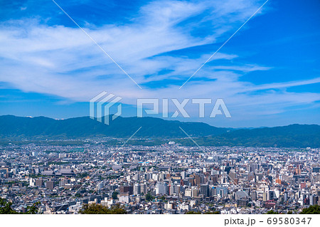 《京都府》京都タワーと街並み 《京都府》京都タワーと街並み 69580347