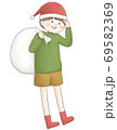 男の子（クリスマス） 69582369