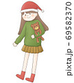 女の子（クリスマス） 69582370