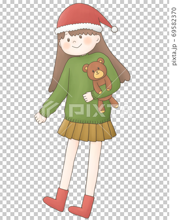 女の子(クリスマス) 女の子(クリスマス) 69582370