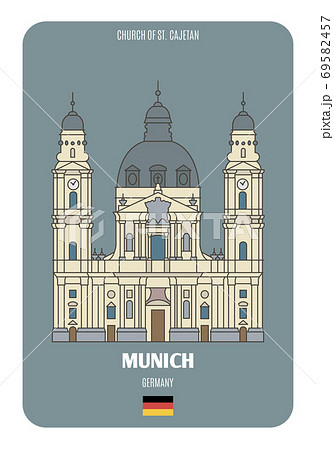 Church of St. Cajetan in Munich, Germany 69582457