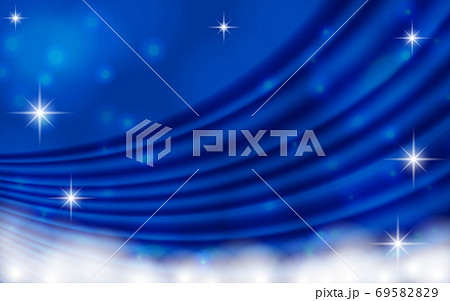 ひだをあしらったキラキラしたグラデーションの背景素材 ひだをあしらったキラキラしたグラデーションの背景素材 69582829