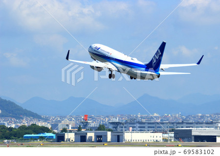 大阪国際空港 飛行機 離陸 大阪国際空港 飛行機 離陸 69583102