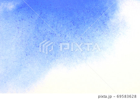Abstract hand painted blue watercolor splash on white paper background, Creative Design Templates Abstract hand painted blue watercolor splash on white paper background, Creative Design Templates 69583628
