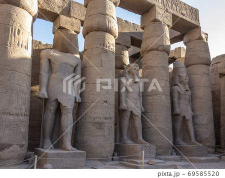 Standing colossal statues of Ramesses II 69585520
