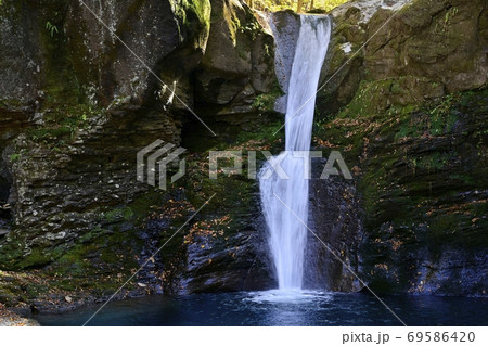 秋のおしらじの滝 秋のおしらじの滝 69586420