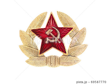 soviet (ussr) star and laurel wreath 69587770