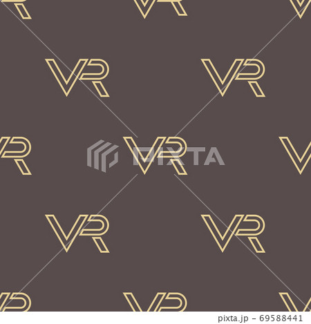 Seamless Vector Pattern. VR Logos 69588441