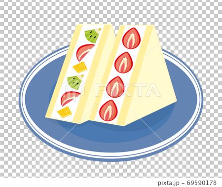 Vector illustration of fruit sandwich Vector illustration of fruit sandwich 69590178