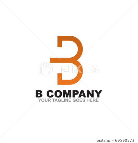 B letter initial logo design B letter initial logo design 69590573