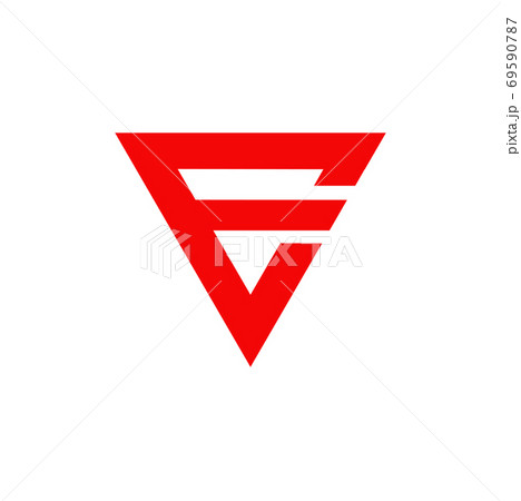 E letter logo design template 69590787