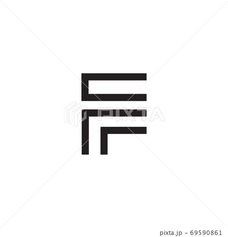 F letter initial logo design vector 69590861