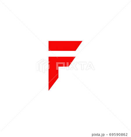 F letter initial logo design vector 69590862