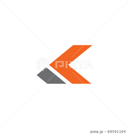 K letter logo design vector template 69591104