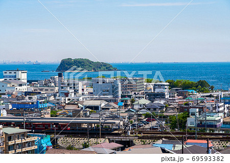 【神奈川県】海岸の街並み 【神奈川県】海岸の街並み 69593382