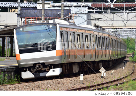中央本線 上野原 JR東日本 E233系0番台 T7編成(豊田) 中央本線 上野原 JR東日本 E233系0番台 T7編成(豊田) 69594206