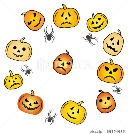 Vector Halloween Pumpkin Jack O Lantern Festiveのイラスト素材