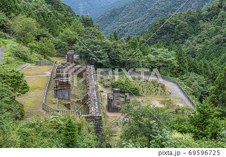 愛媛県新居浜市 東洋のマチュピチュこと旧別子銅山東平地区 東平貯鉱庫跡 愛媛県新居浜市 東洋のマチュピチュこと旧別子銅山東平地区 東平貯鉱庫跡 69596725