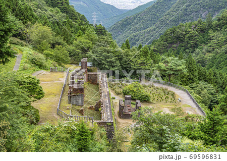 愛媛県新居浜市 東洋のマチュピチュこと旧別子銅山東平地区 東平貯鉱庫跡 愛媛県新居浜市 東洋のマチュピチュこと旧別子銅山東平地区 東平貯鉱庫跡 69596831