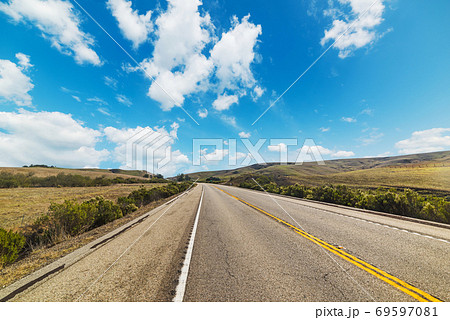 Country road in Pacific Coast Highway 69597081
