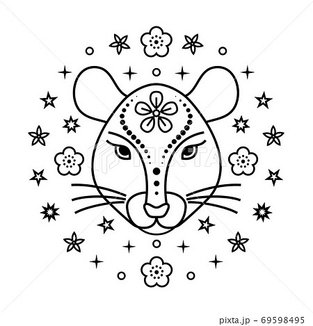 Rat Chinese horoscope sign. 69598495